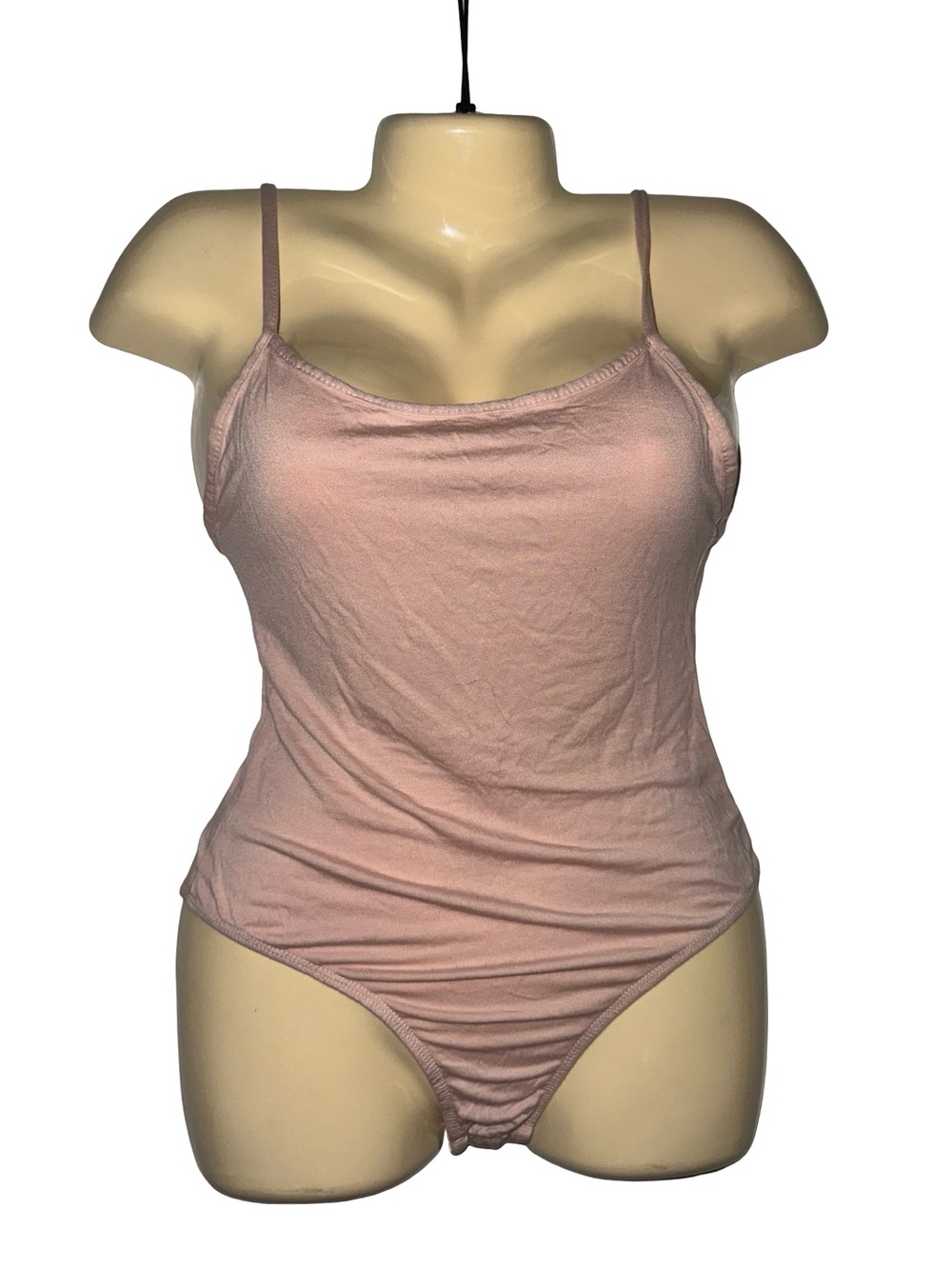 Light Pink Spaghetti Strap Bodysuit